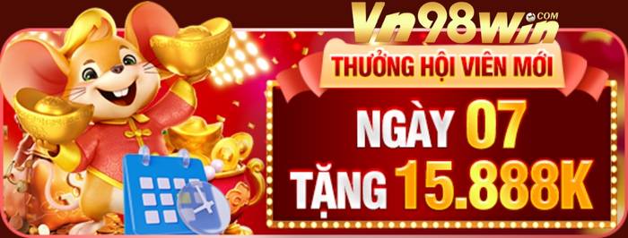 Khuyến Mãi 98Win Tặng 12.888k Ngày 07