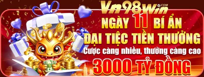 3000 Tỷ Đồng Đại Tiệc Tiền Thưởng Khuyến Mãi 98win